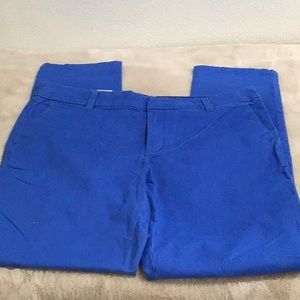 🆕 TOMMY HILFIGER “Hampton” Stretch Twill Pants Mid Rise Straight Leg Light Blue